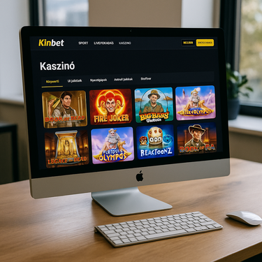 Kinbet - Desktop Design - Magyar Online Kaszinó